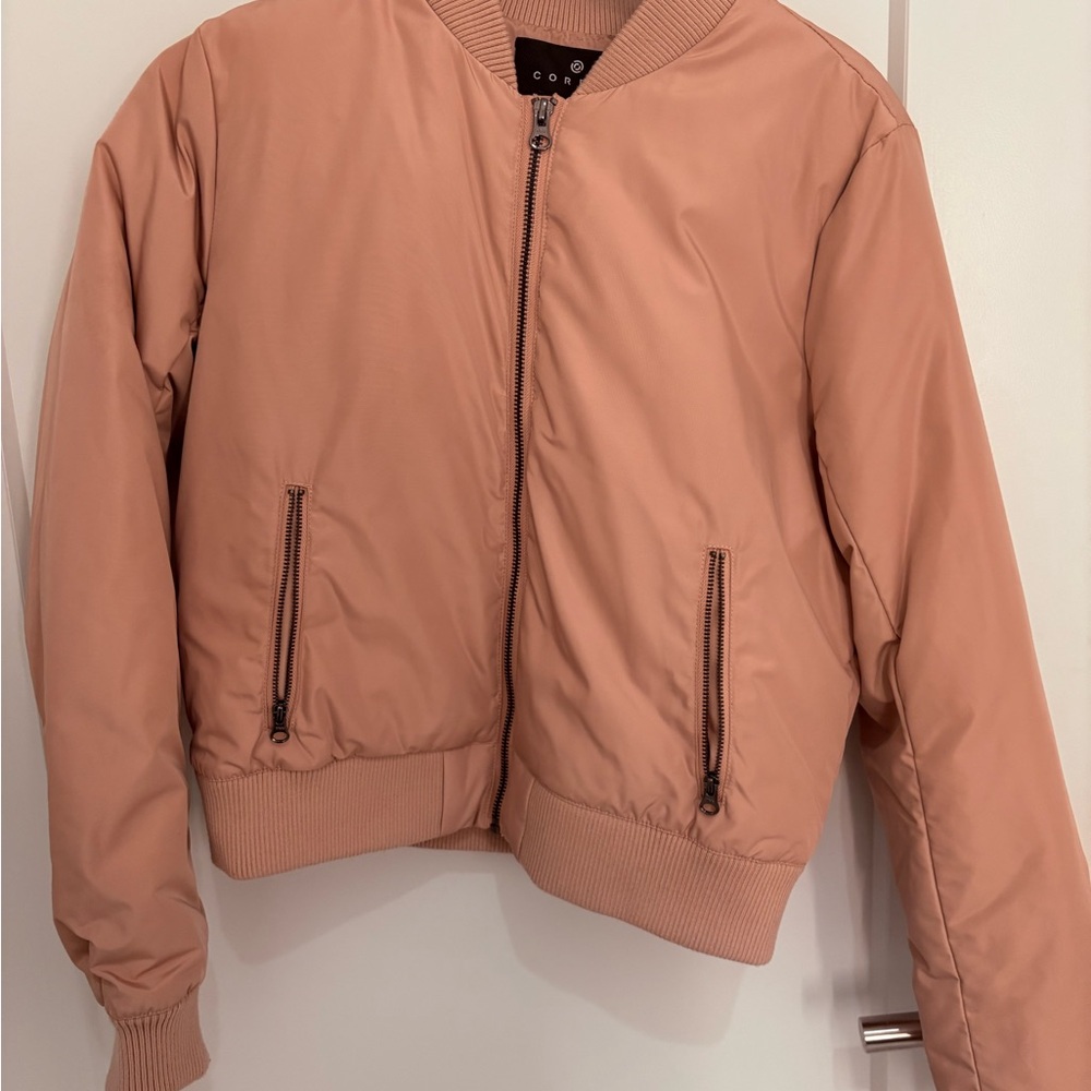 Women's Pink Bomber Jacket